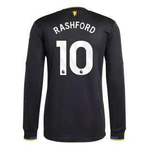2025-2026 Man Utd Authentic Long Sleeve Third Shirt (Rashford 10)