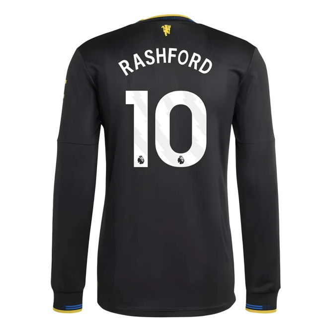 2025-2026 Man Utd Authentic Long Sleeve Third Shirt (Rashford 10)