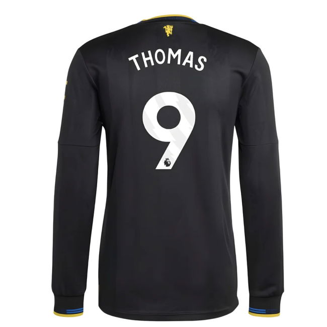 2025-2026 Man Utd Authentic Long Sleeve Third Shirt (Thomas 9)