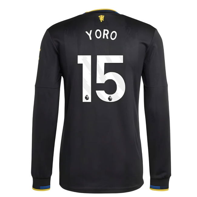 2025-2026 Man Utd Authentic Long Sleeve Third Shirt (Yoro 15)