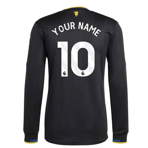 2025-2026 Man Utd Authentic Long Sleeve Third Shirt (Your Name)
