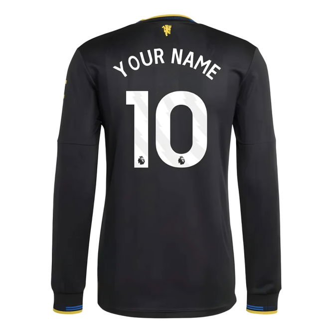 2025-2026 Man Utd Authentic Long Sleeve Third Shirt (Your Name)