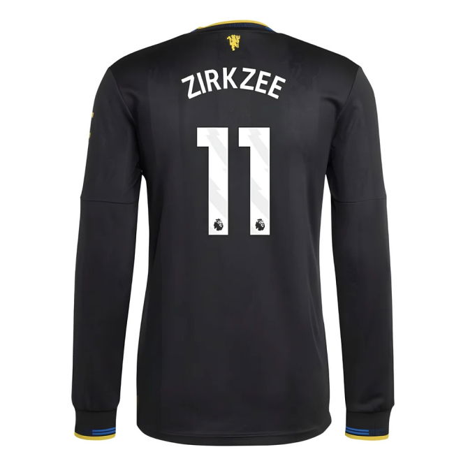 2025-2026 Man Utd Authentic Long Sleeve Third Shirt (Zirkzee 11)