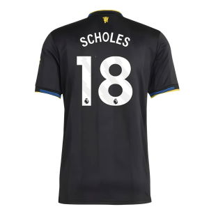 2025-2026 Man Utd Authentic Third Shirt (Scholes 18)