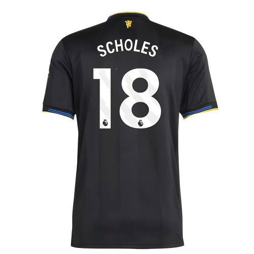 2025-2026 Man Utd Authentic Third Shirt (Scholes 18)