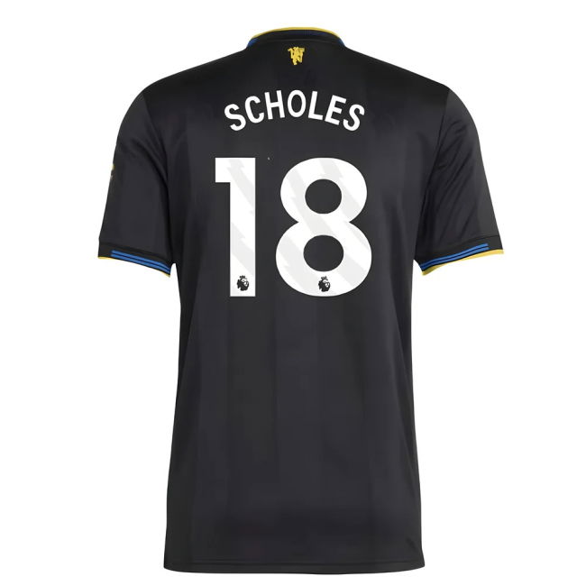2025-2026 Man Utd Authentic Third Shirt (Scholes 18)