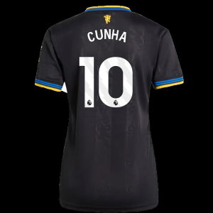 2025-2026 Man Utd Authentic Third Shirt (Womens) (Cunha 10)