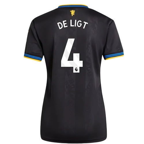 2025-2026 Man Utd Authentic Third Shirt (Womens) (De Ligt 4)
