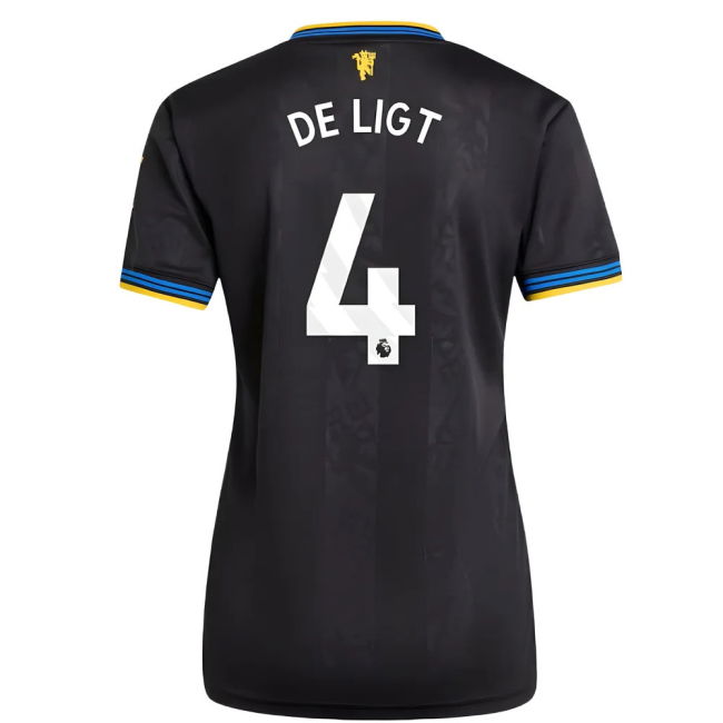 2025-2026 Man Utd Authentic Third Shirt (Womens) (De Ligt 4)
