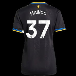 2025-2026 Man Utd Authentic Third Shirt (Womens) (Mainoo 37)