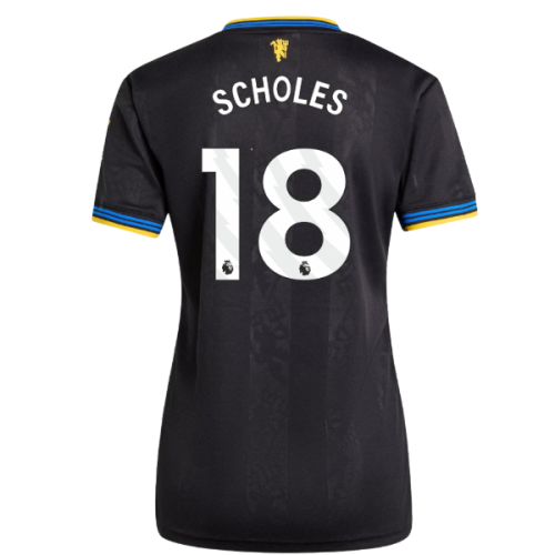 2025-2026 Man Utd Authentic Third Shirt (Womens) (Scholes 18)