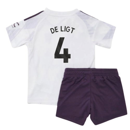 2025-2026 Man Utd Away Baby Kit (De Ligt 4)