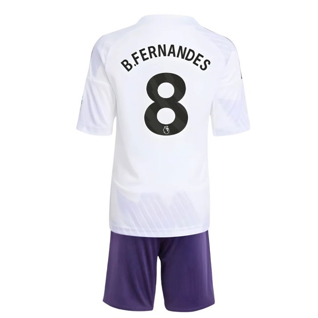 2025-2026 Man Utd Away Mini Kit (B.Fernandes 8)