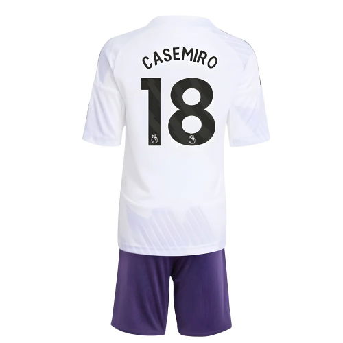 2025-2026 Man Utd Away Mini Kit (Casemiro 18)