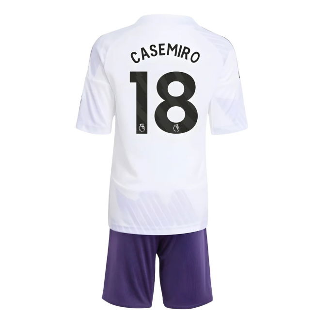2025-2026 Man Utd Away Mini Kit (Casemiro 18)