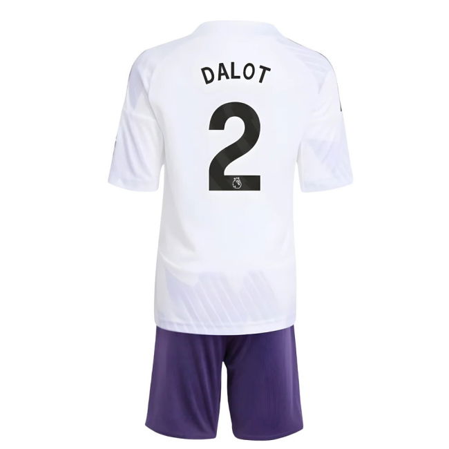 2025-2026 Man Utd Away Mini Kit (Dalot 2)