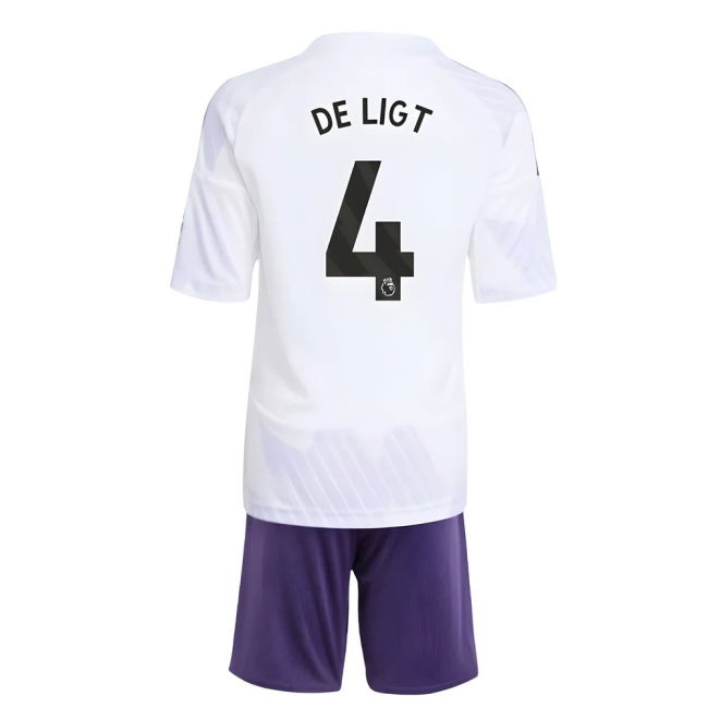 2025-2026 Man Utd Away Mini Kit (De Ligt 4)