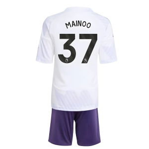 2025-2026 Man Utd Away Mini Kit (Mainoo 37)