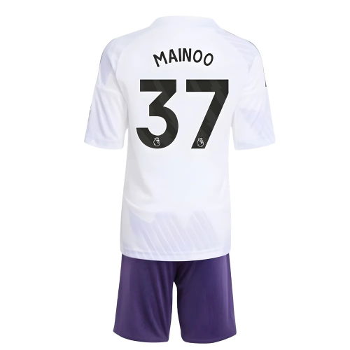 2025-2026 Man Utd Away Mini Kit (Mainoo 37)