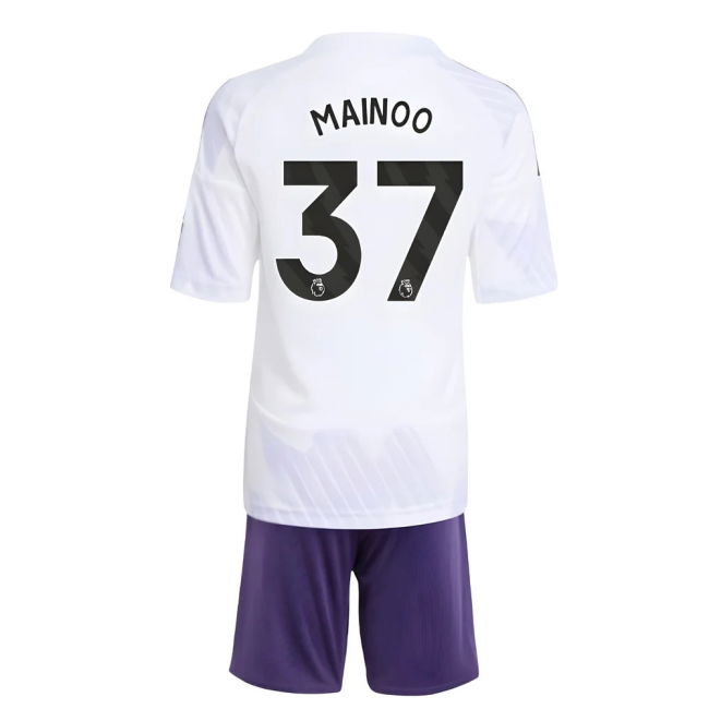 2025-2026 Man Utd Away Mini Kit (Mainoo 37)