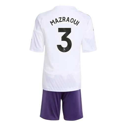 2025-2026 Man Utd Away Mini Kit (Mazraoui 3)