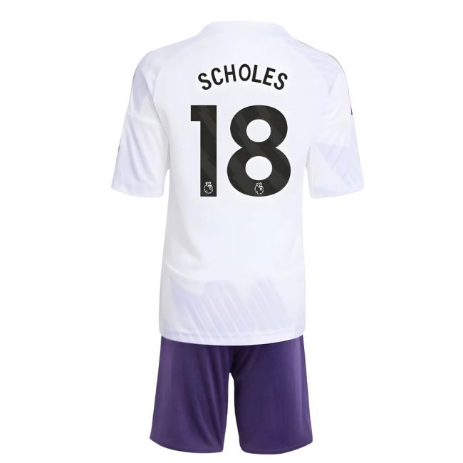 2025-2026 Man Utd Away Mini Kit (Scholes 18)