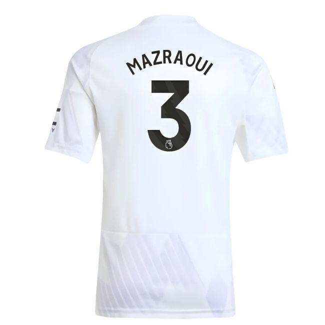 2025-2026 Man Utd Away Shirt (Kids) (Mazraoui 3)