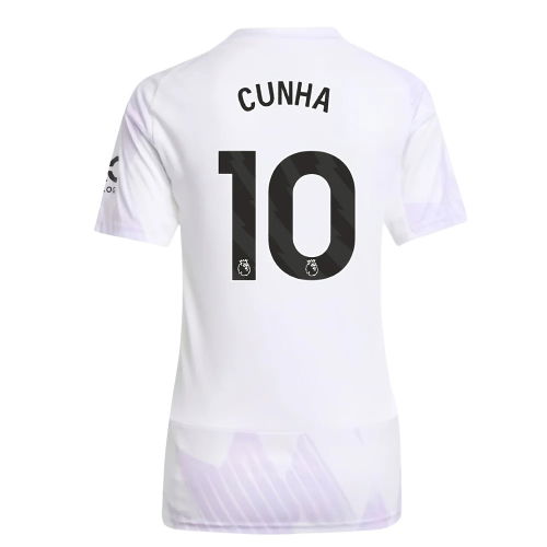 2025-2026 Man Utd Away Shirt (Womens) (Cunha 10)