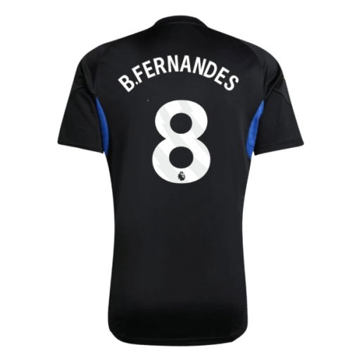 2025-2026 Man Utd EU Training Jersey (Black) (B.Fernandes 8)