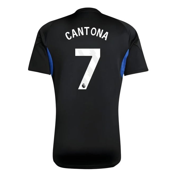 2025-2026 Man Utd EU Training Jersey (Black) (Cantona 7)