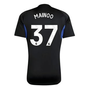 2025-2026 Man Utd EU Training Jersey (Black) - Kids (Mainoo 37)