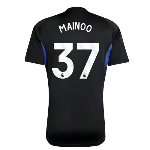 2025-2026 Man Utd EU Training Jersey (Black) - Kids (Mainoo 37)