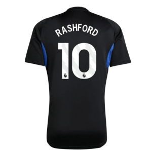 2025-2026 Man Utd EU Training Jersey (Black) (Rashford 10)