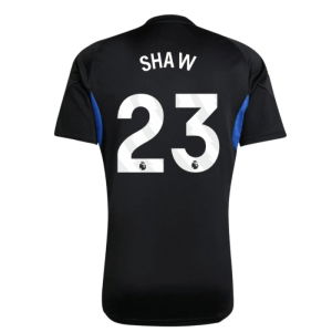 2025-2026 Man Utd EU Training Jersey (Black) (Shaw 23)