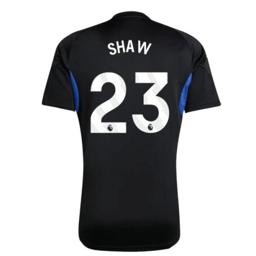 2025-2026 Man Utd EU Training Jersey (Black) (Shaw 23)