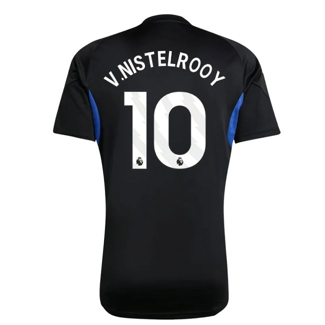 2025-2026 Man Utd EU Training Jersey (Black) (V.Nistelrooy 10)