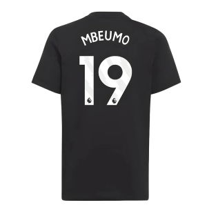 2025-2026 Man Utd EU Training Tee (Black) (Mbeumo 19)