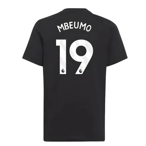 2025-2026 Man Utd EU Training Tee (Black) (Mbeumo 19)