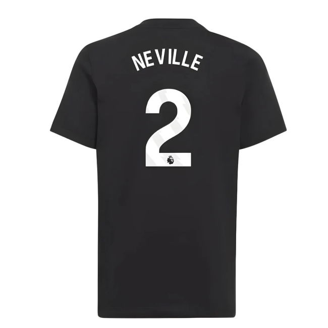 2025-2026 Man Utd EU Training Tee (Black) (Neville 2)