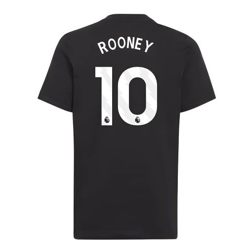 2025-2026 Man Utd EU Training Tee (Black) (Rooney 10)