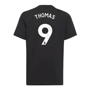 2025-2026 Man Utd EU Training Tee (Black) (Thomas 9)