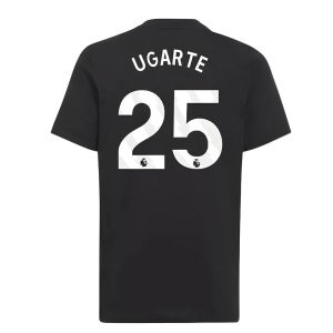 2025-2026 Man Utd EU Training Tee (Black) (Ugarte 25)