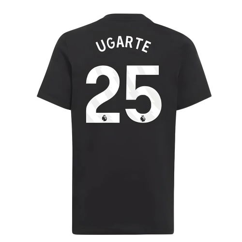 2025-2026 Man Utd EU Training Tee (Black) (Ugarte 25)