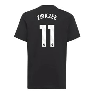 2025-2026 Man Utd EU Training Tee (Black) (Zirkzee 11)