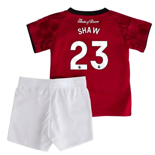 2025-2026 Man Utd Home Baby Kit (Shaw 23)