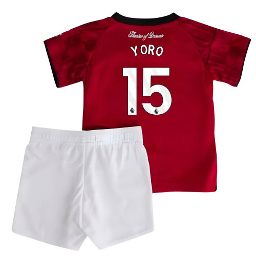 2025-2026 Man Utd Home Baby Kit (Yoro 15)