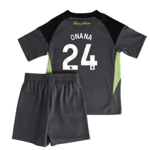 2025-2026 Man Utd Home Goalkeeper Mini Kit (Onana 24)