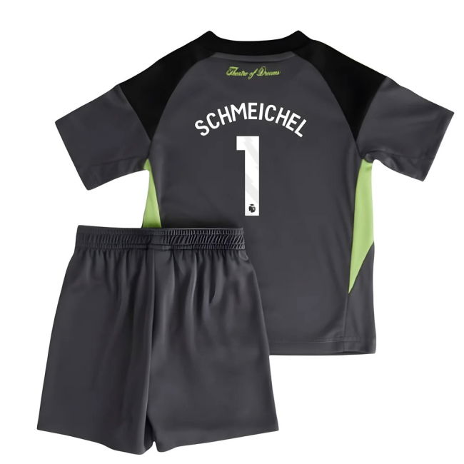 2025-2026 Man Utd Home Goalkeeper Mini Kit (Schmeichel 1)