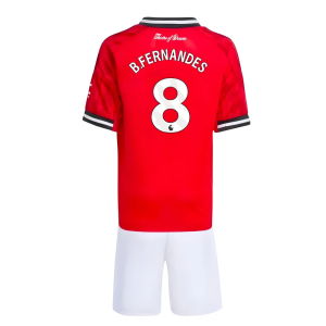 2025-2026 Man Utd Home Mini Kit (B.Fernandes 8)