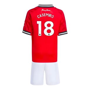 2025-2026 Man Utd Home Mini Kit (Casemiro 18)
